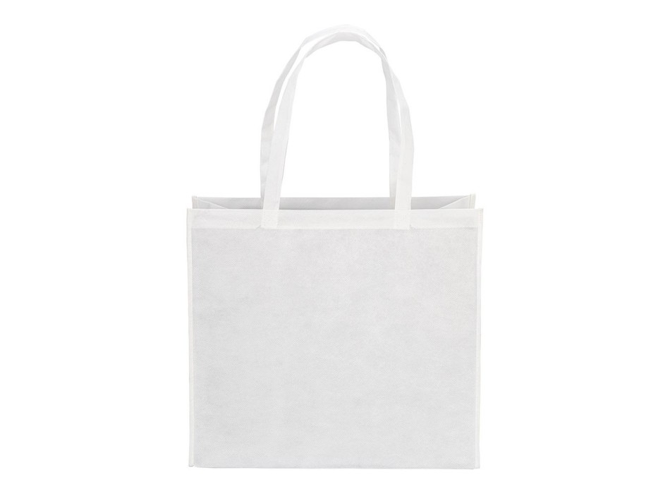 Shopper con soffietto in  R-pet  80g/m2, manici lunghi FullGadgets.com