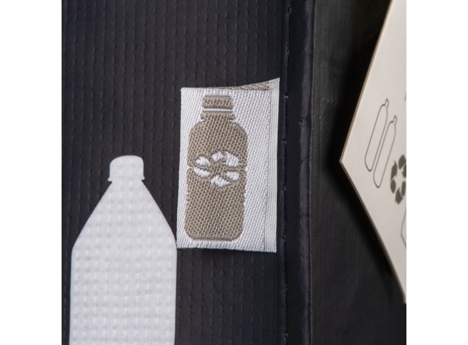 Shopper con soffietto in R-PET (plastica riciclata), manici lunghi FullGadgets.com