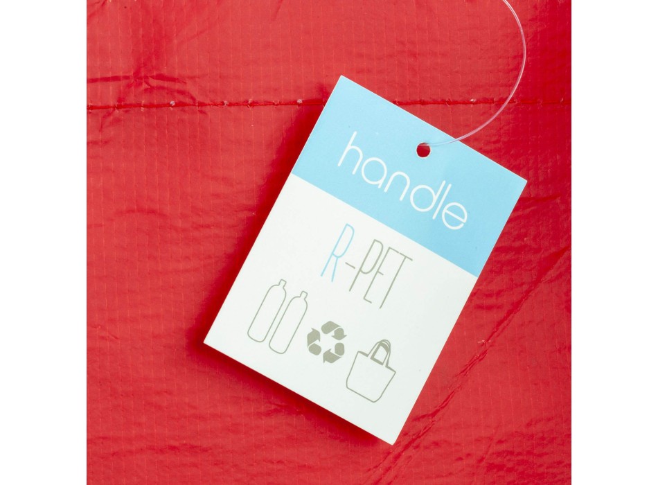 Shopper con soffietto in R-PET (plastica riciclata), manici lunghi FullGadgets.com