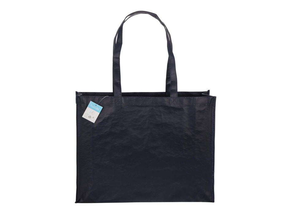 Shopper con soffietto in R-PET (plastica riciclata), manici lunghi FullGadgets.com