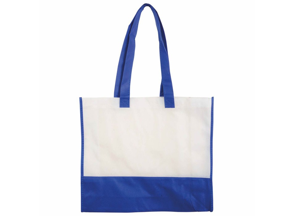 Shopper con soffietto in TNT 80 g/m2, manici lunghi FullGadgets.com