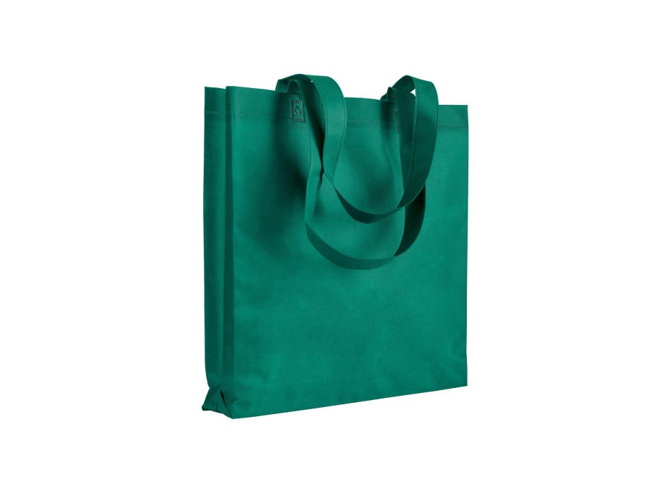 Shopper con soffietto in TNT 80 g/m2 termosaldato, manici lunghi FullGadgets.com