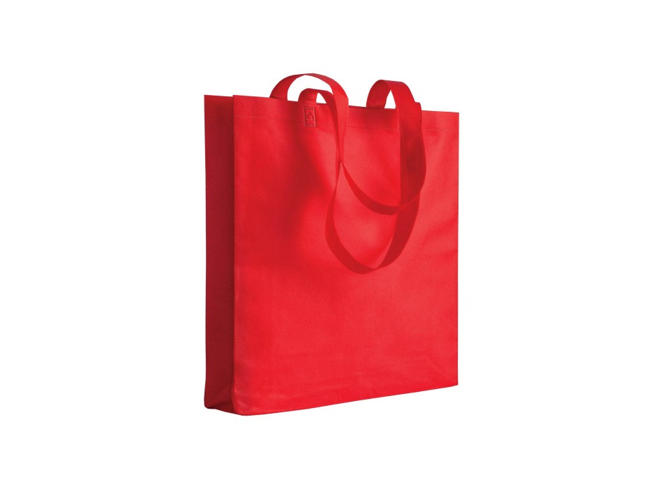 Shopper con soffietto in TNT 80 g/m2 termosaldato, manici lunghi FullGadgets.com