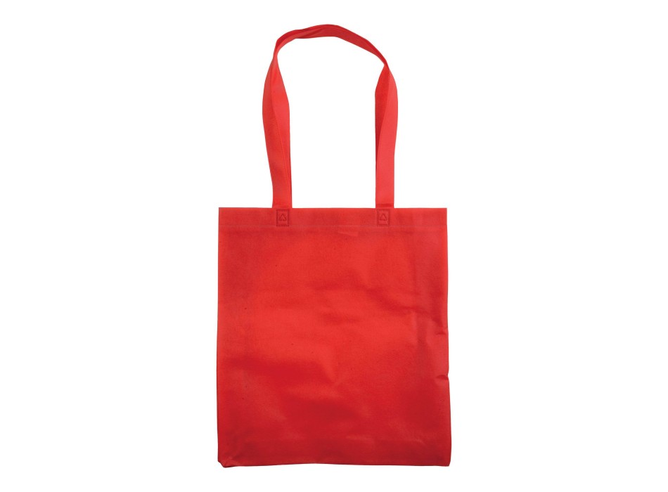 Shopper con soffietto in TNT 80 g/m2 termosaldato, manici lunghi FullGadgets.com