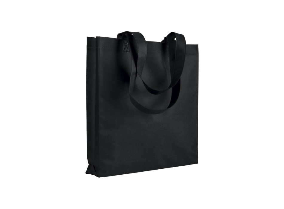 Shopper con soffietto in TNT 80 g/m2 termosaldato, manici lunghi FullGadgets.com