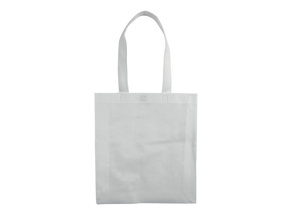 Shopper con soffietto in TNT 80 g/m2 termosaldato, manici lunghi FullGadgets.com