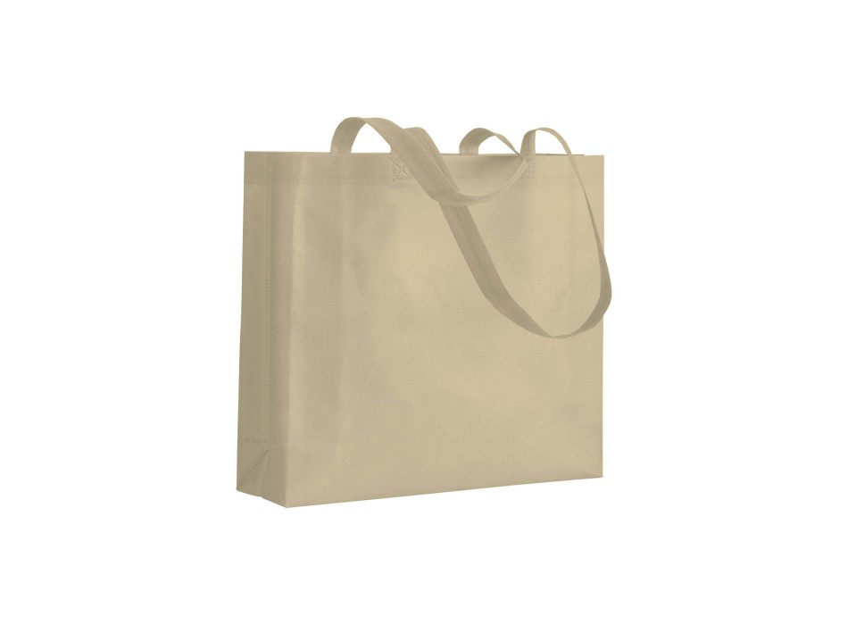 Shopper con soffietto in TNT 80 g/m2 termosaldato, manici lunghi FullGadgets.com