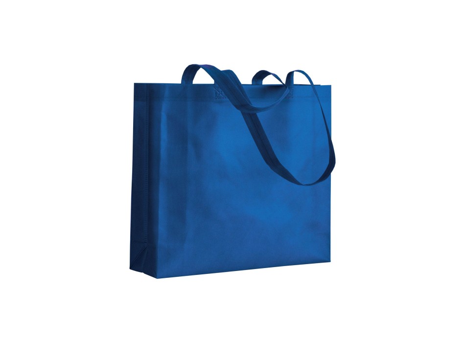Shopper con soffietto in TNT 80 g/m2 termosaldato, manici lunghi FullGadgets.com
