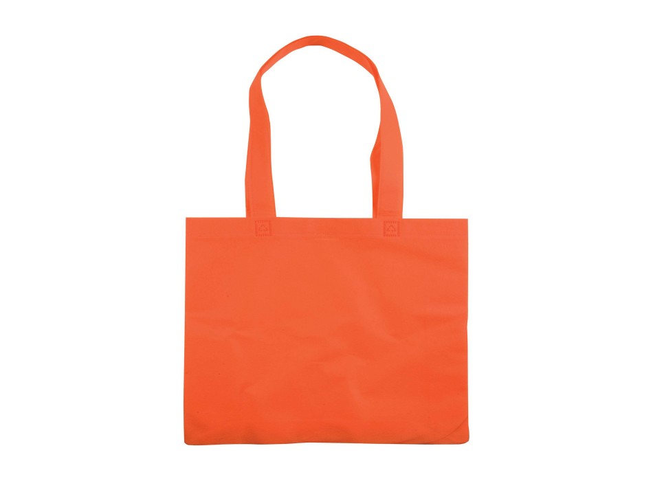 Shopper con soffietto in TNT 80 g/m2 termosaldato, manici lunghi FullGadgets.com