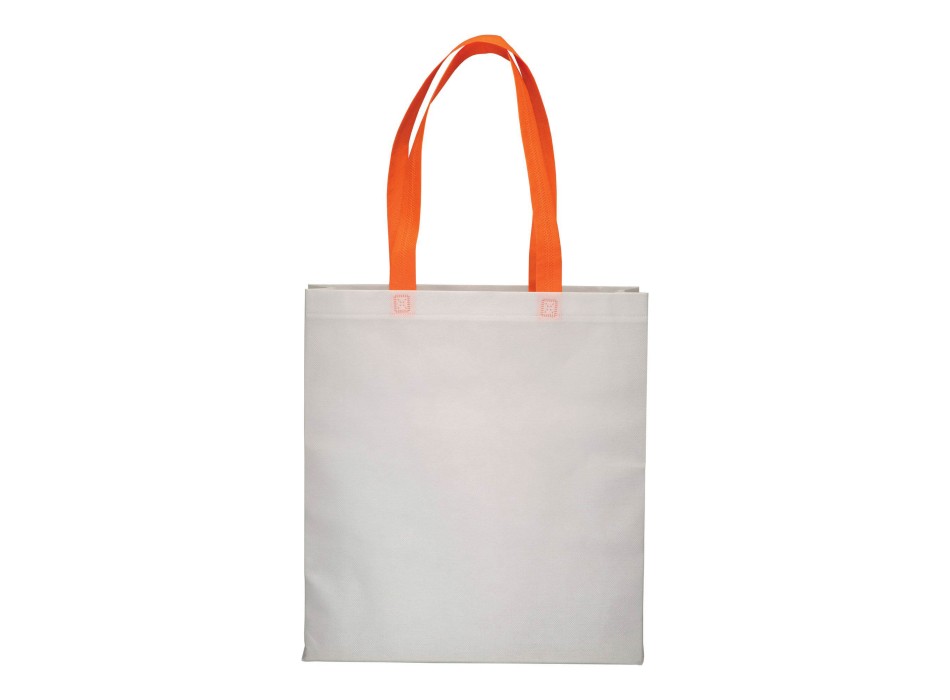 Shopper con soffietto in TNT 80 g/m2 termosaldato, manici lunghi FullGadgets.com