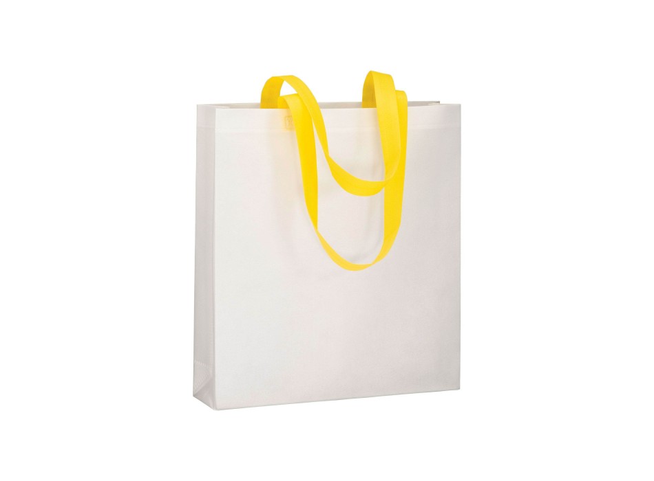 Shopper con soffietto in TNT 80 g/m2 termosaldato, manici lunghi FullGadgets.com
