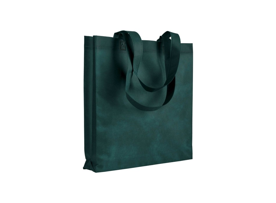 Shopper con soffietto in TNT 80 g/m2 termosaldato, manici lunghi FullGadgets.com