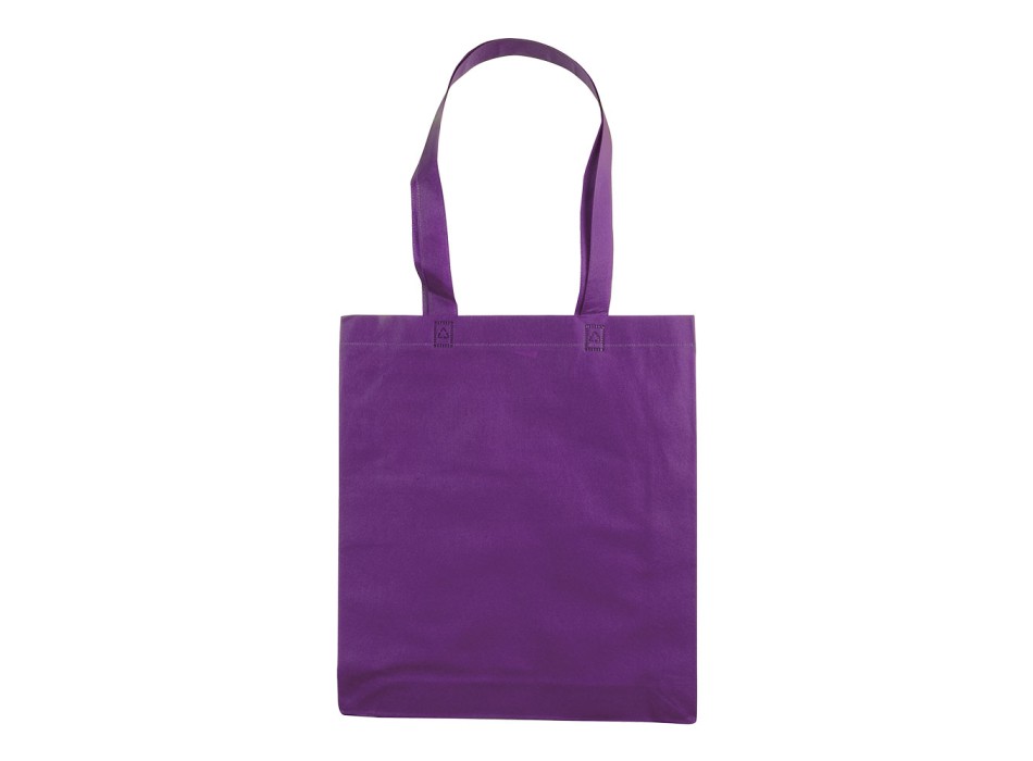 Shopper con soffietto in TNT 80 g/m2 termosaldato, manici lunghi FullGadgets.com