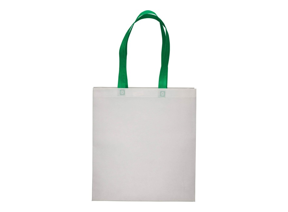 Shopper con soffietto in TNT 80 g/m2 termosaldato, manici lunghi FullGadgets.com