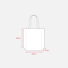 Shopper con soffietto in TNT 80 g/m2 termosaldato, manici lunghi FullGadgets.com