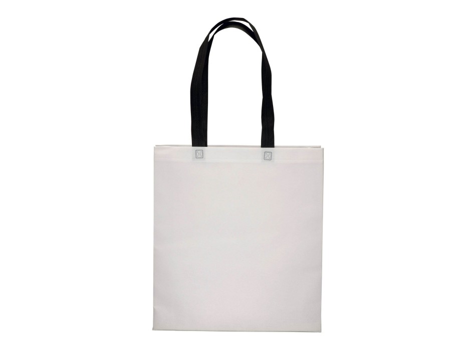 Shopper con soffietto in TNT 80 g/m2 termosaldato, manici lunghi FullGadgets.com