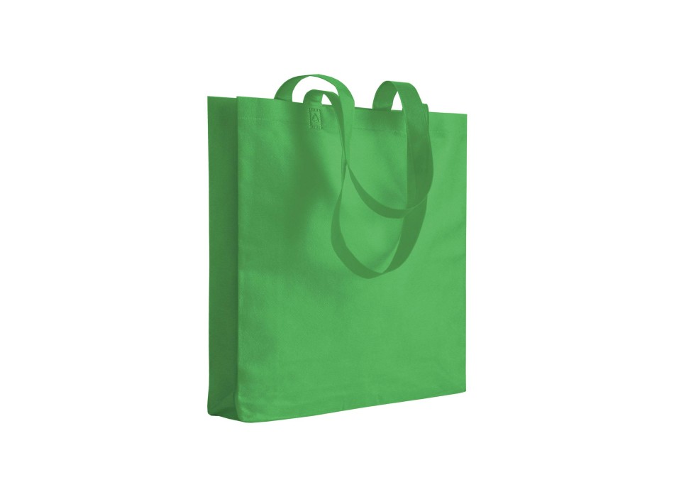Shopper con soffietto in TNT 80 g/m2 termosaldato, manici lunghi FullGadgets.com