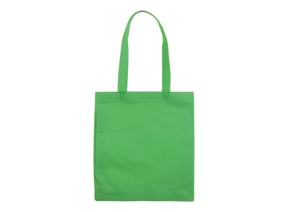 Shopper con soffietto in TNT 80 g/m2 termosaldato, manici lunghi FullGadgets.com