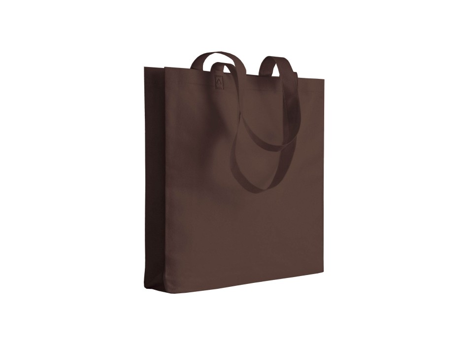 Shopper con soffietto in TNT 80 g/m2 termosaldato, manici lunghi FullGadgets.com