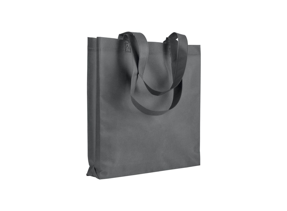 Shopper con soffietto in TNT 80 g/m2 termosaldato, manici lunghi FullGadgets.com