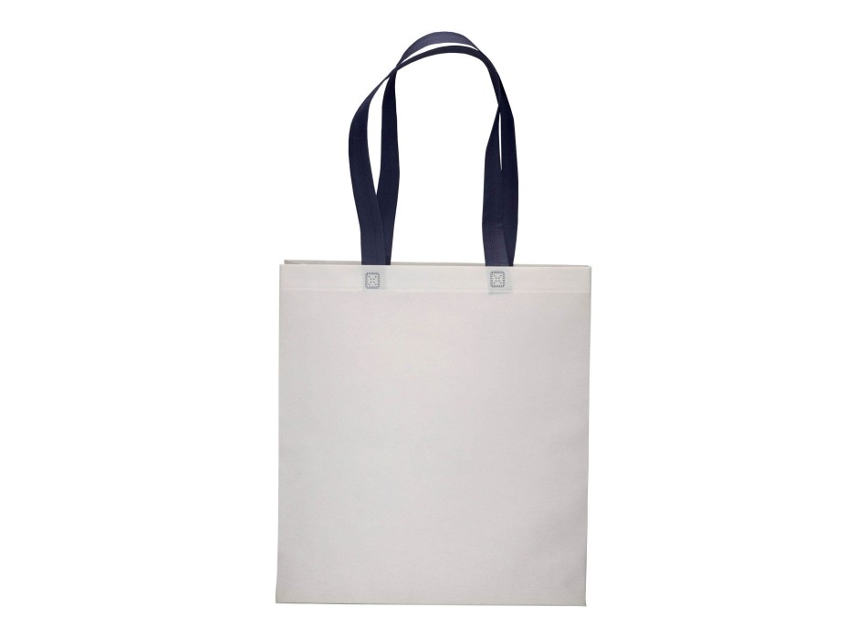 Shopper con soffietto in TNT 80 g/m2 termosaldato, manici lunghi FullGadgets.com