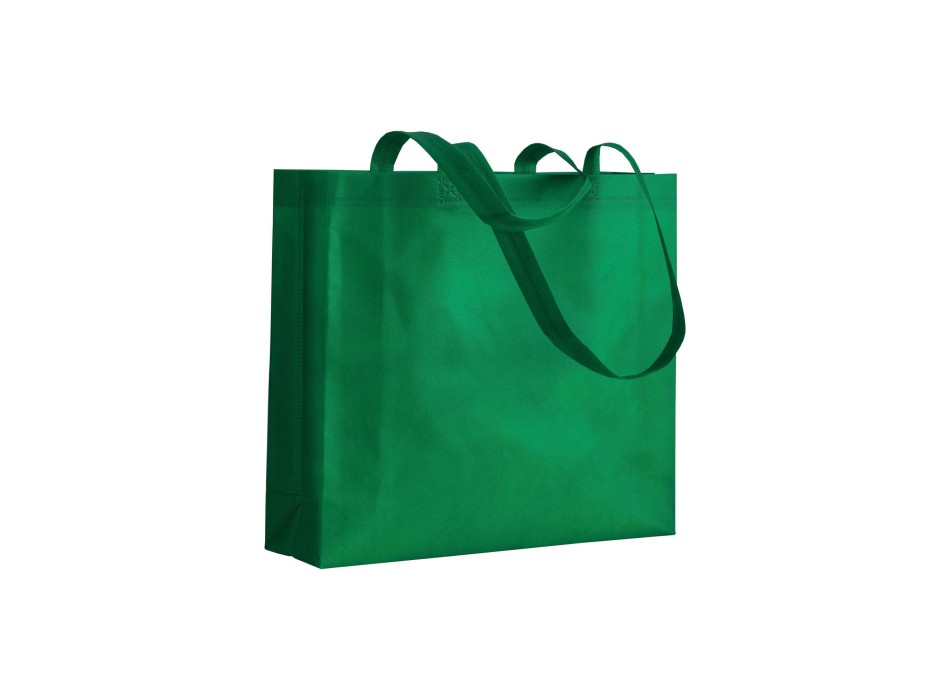 Shopper con soffietto in TNT 80 g/m2 termosaldato, manici lunghi FullGadgets.com
