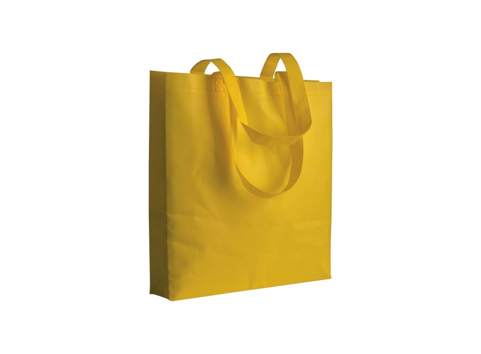 Shopper con soffietto in TNT 80 g/m2 termosaldato, manici lunghi FullGadgets.com