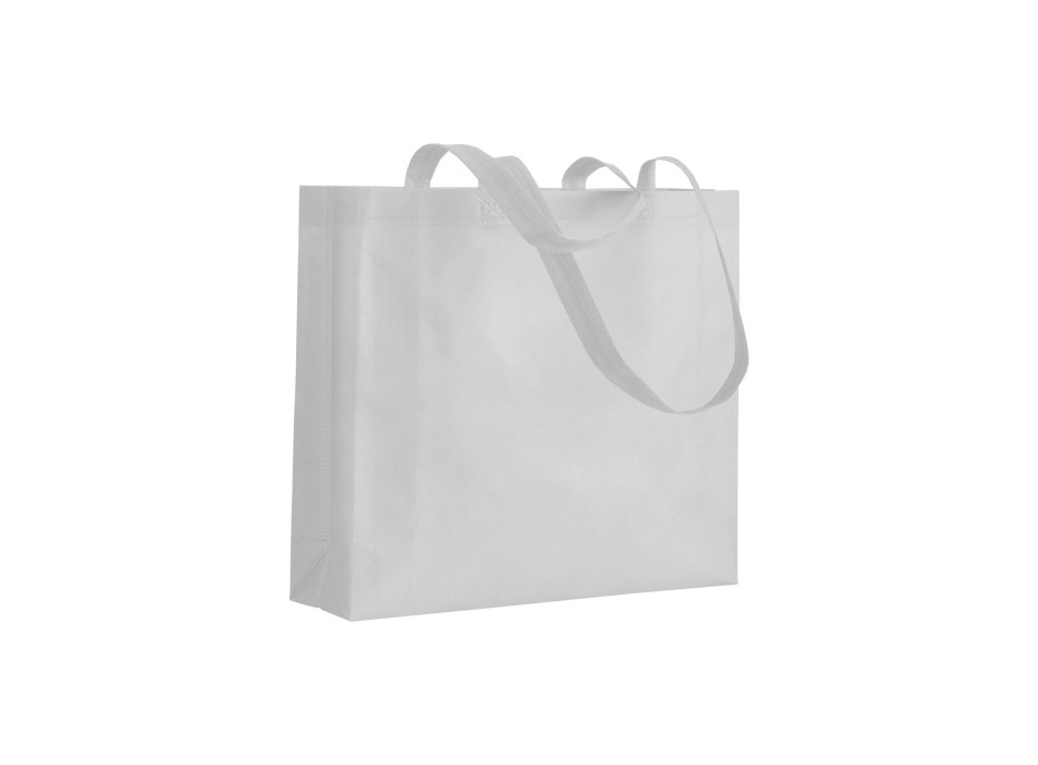 Shopper con soffietto in TNT 80 g/m2 termosaldato, manici lunghi FullGadgets.com