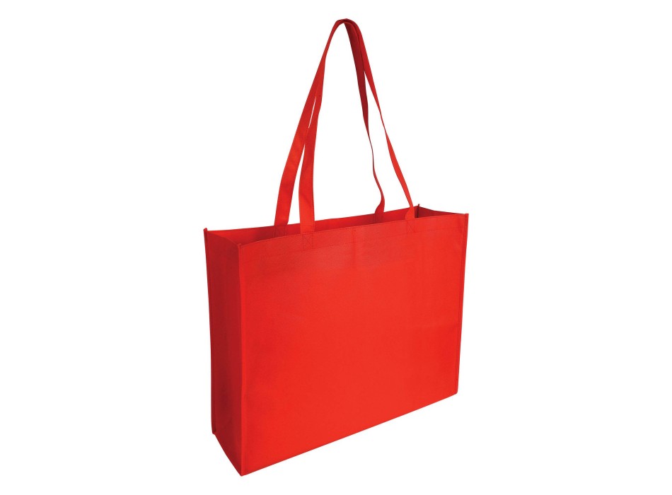 Shopper con soffietto in TNT cucito, manici lunghi FullGadgets.com