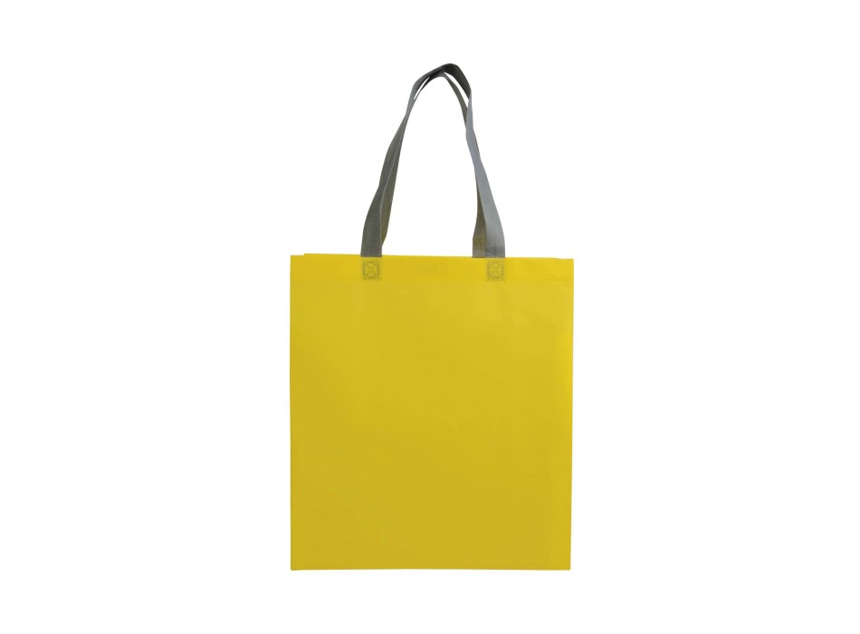 Shopper con soffietto in TNT laminato 100 g/m2 termosaldato, manici corti FullGadgets.com