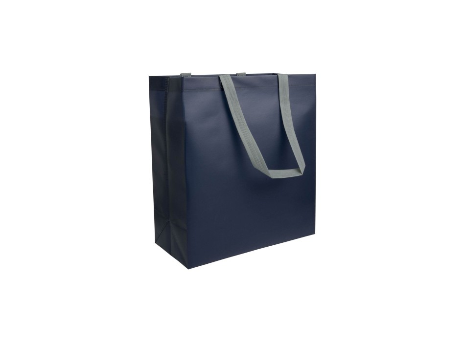 Shopper con soffietto in TNT laminato 100 g/m2 termosaldato, manici corti FullGadgets.com