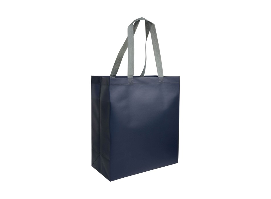 Shopper con soffietto in TNT laminato 100 g/m2 termosaldato, manici corti FullGadgets.com