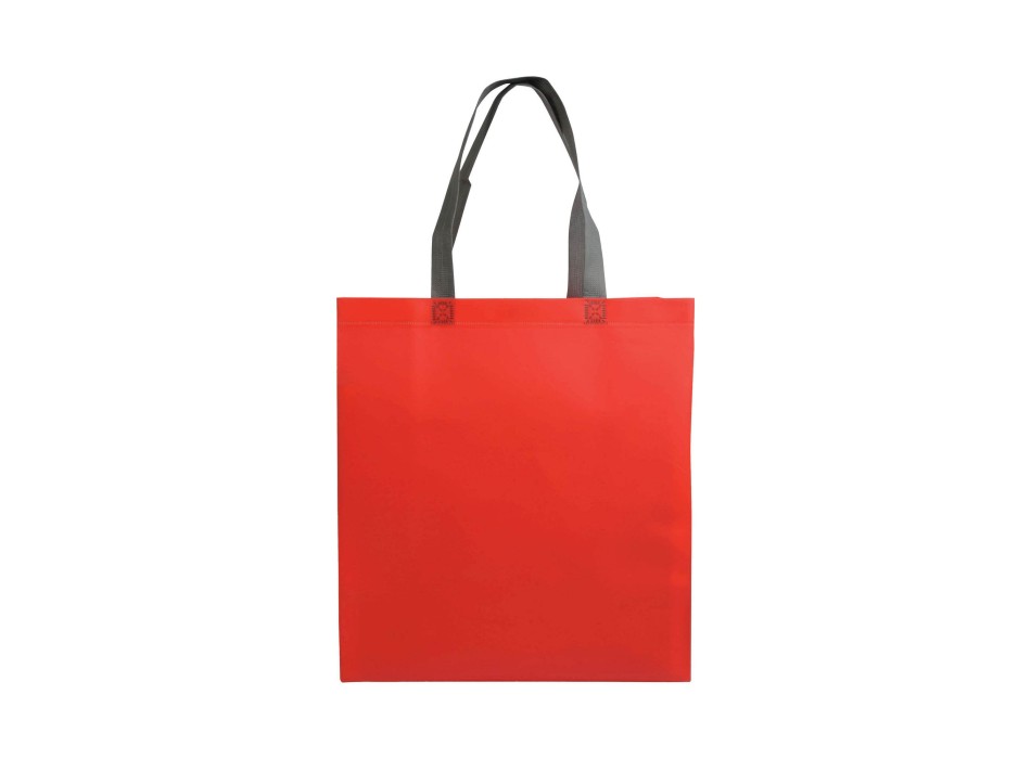 Shopper con soffietto in TNT laminato 100 g/m2 termosaldato, manici corti FullGadgets.com