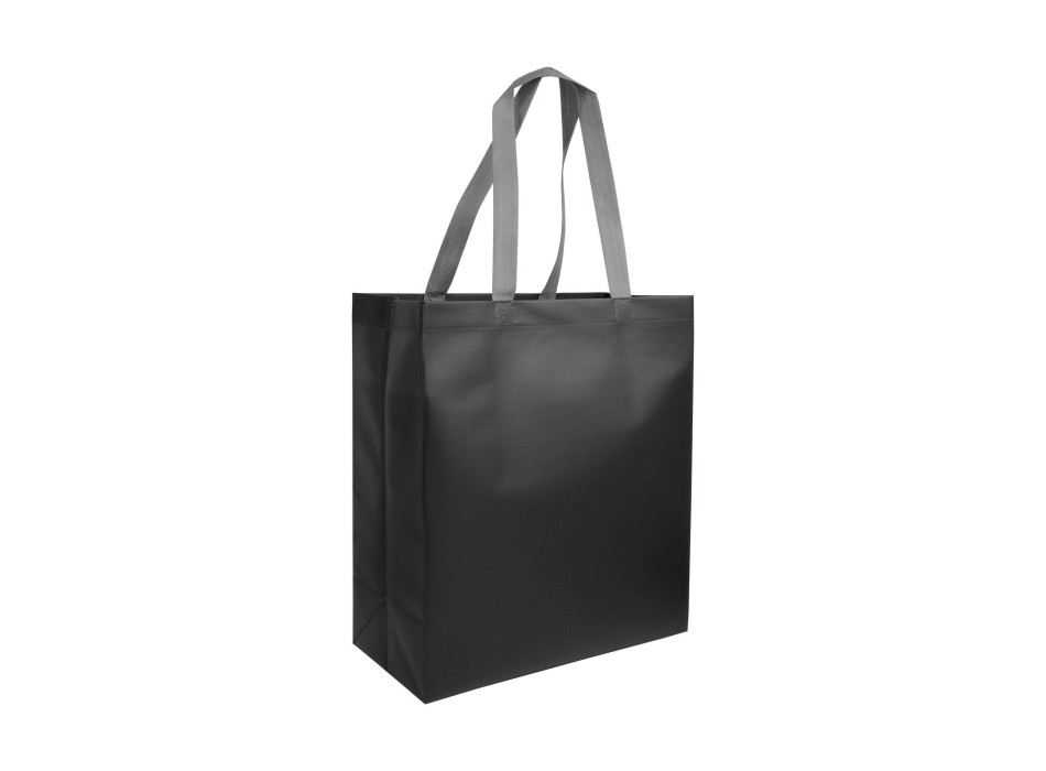 Shopper con soffietto in TNT laminato 100 g/m2 termosaldato, manici corti FullGadgets.com
