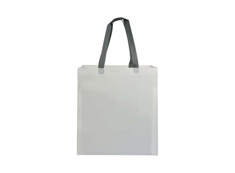 Shopper con soffietto in TNT laminato 100 g/m2 termosaldato, manici corti FullGadgets.com