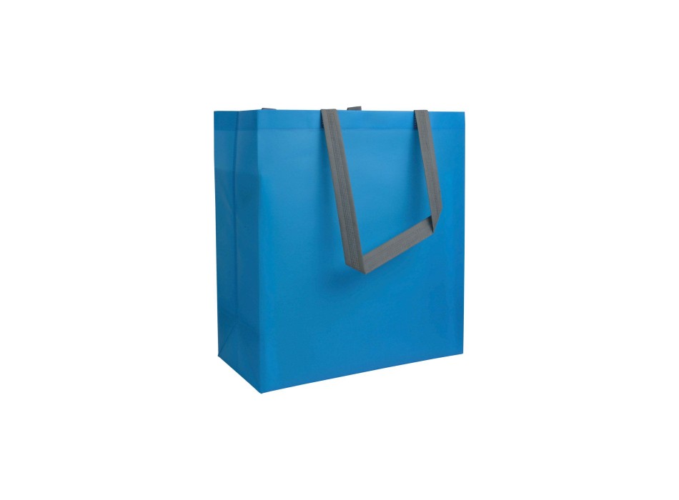 Shopper con soffietto in TNT laminato 100 g/m2 termosaldato, manici corti FullGadgets.com