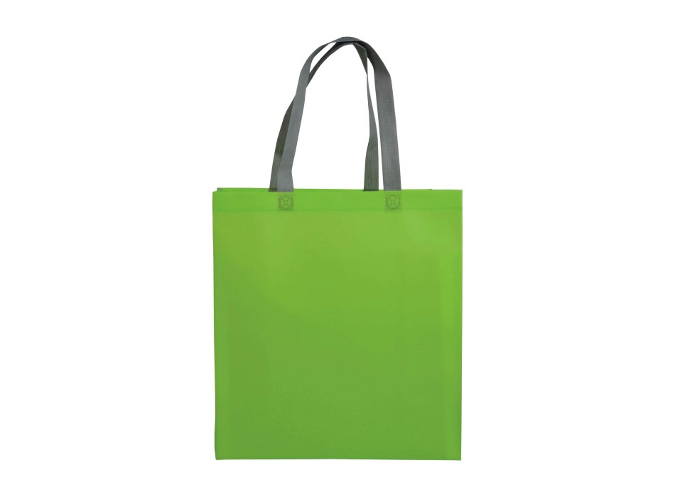 Shopper con soffietto in TNT laminato 100 g/m2 termosaldato, manici lunghi FullGadgets.com