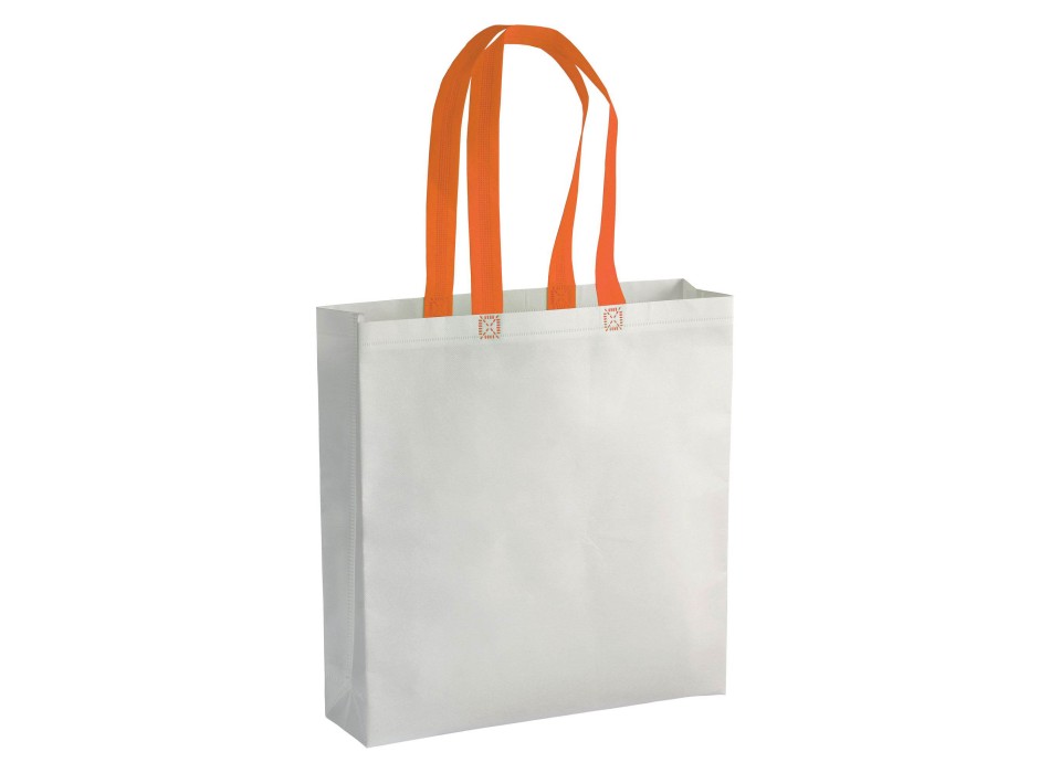 Shopper con soffietto in TNT laminato 100 g/m2 termosaldato, manici lunghi FullGadgets.com