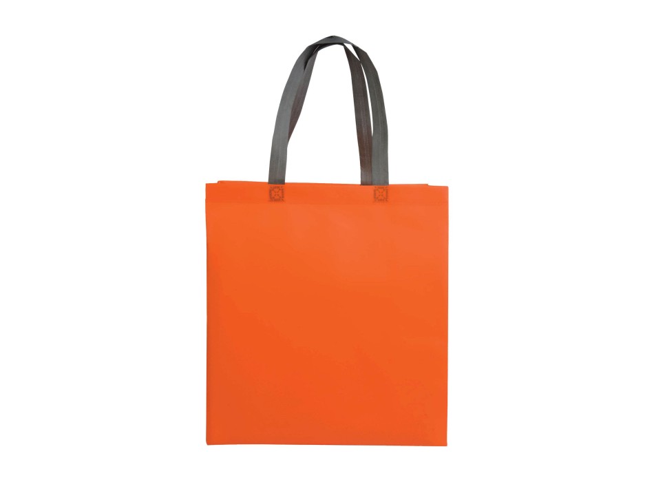 Shopper con soffietto in TNT laminato 100 g/m2 termosaldato, manici lunghi FullGadgets.com