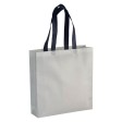 Shopper con soffietto in TNT laminato 100 g/m2 termosaldato, manici lunghi FullGadgets.com
