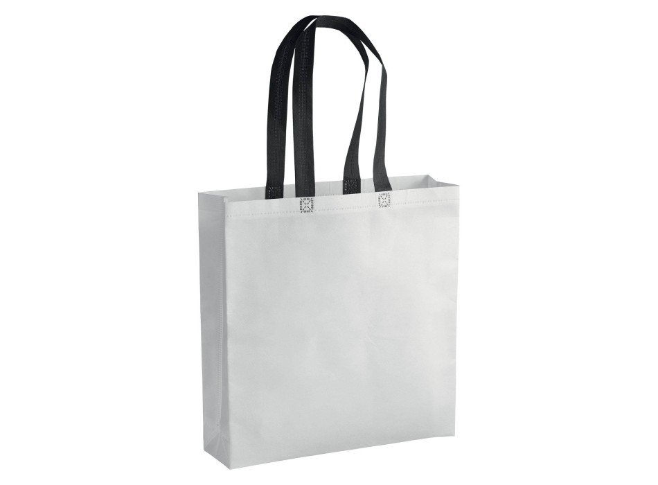 Shopper con soffietto in TNT laminato 100 g/m2 termosaldato, manici lunghi FullGadgets.com
