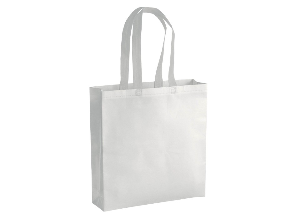 Shopper con soffietto in TNT laminato 100 g/m2 termosaldato, manici lunghi FullGadgets.com