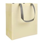 Shopper con soffietto in TNT laminato 100 g/m2 termosaldato, manici lunghi FullGadgets.com