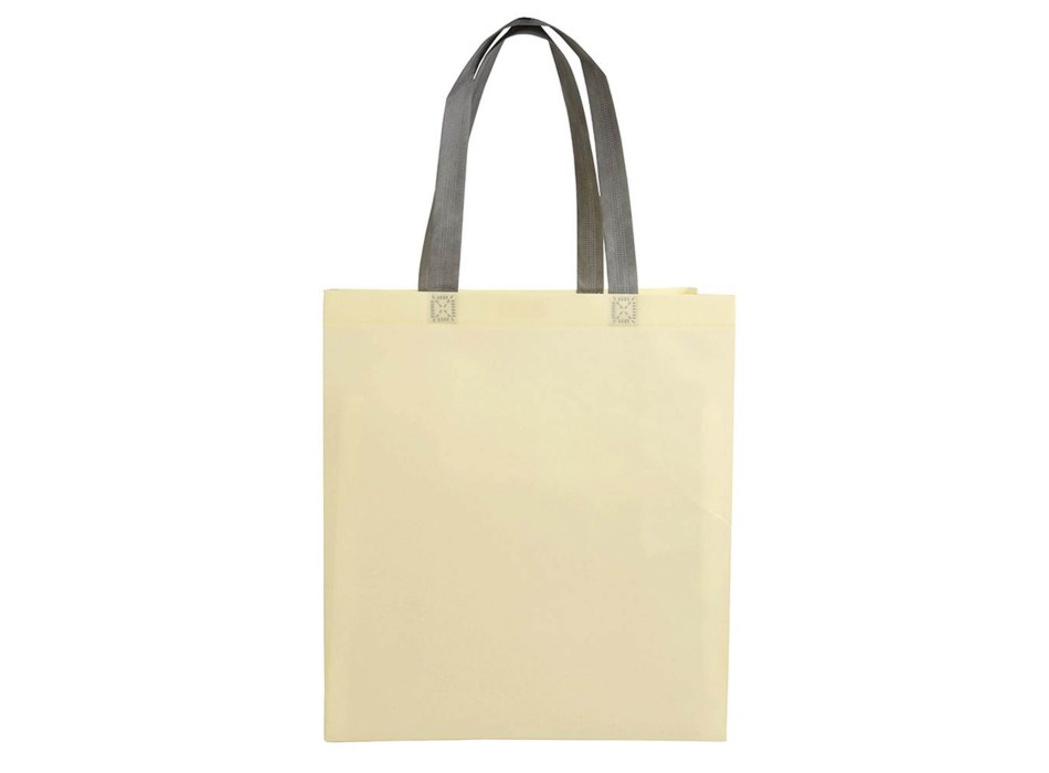 Shopper con soffietto in TNT laminato 100 g/m2 termosaldato, manici lunghi FullGadgets.com