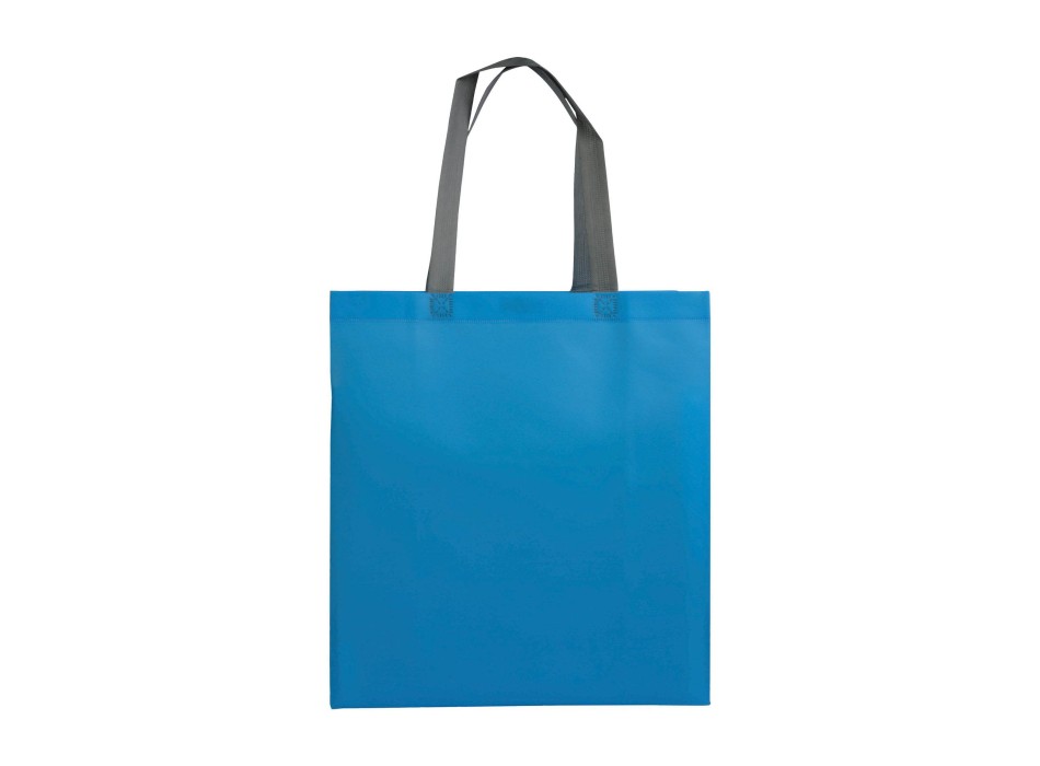 Shopper con soffietto in TNT laminato 100 g/m2 termosaldato, manici lunghi FullGadgets.com