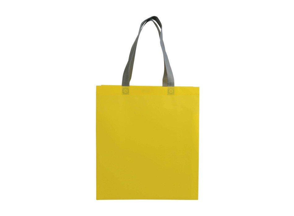 Shopper con soffietto in TNT laminato 100 g/m2 termosaldato, manici lunghi FullGadgets.com