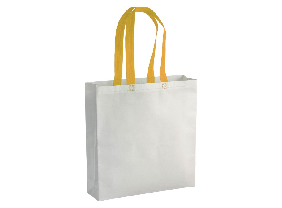Shopper con soffietto in TNT laminato 100 g/m2 termosaldato, manici lunghi FullGadgets.com