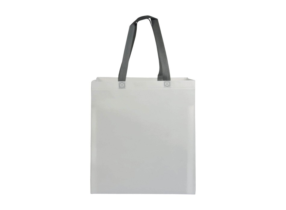 Shopper con soffietto in TNT laminato 100 g/m2 termosaldato, manici lunghi FullGadgets.com