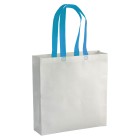 Shopper con soffietto in TNT laminato 100 g/m2 termosaldato, manici lunghi FullGadgets.com