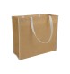 Shopper con soffietto in TNT laminato, manici lunghi a nastro colorati FullGadgets.com